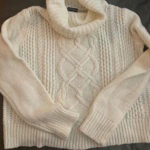 Express White Sweater. Size Medium.